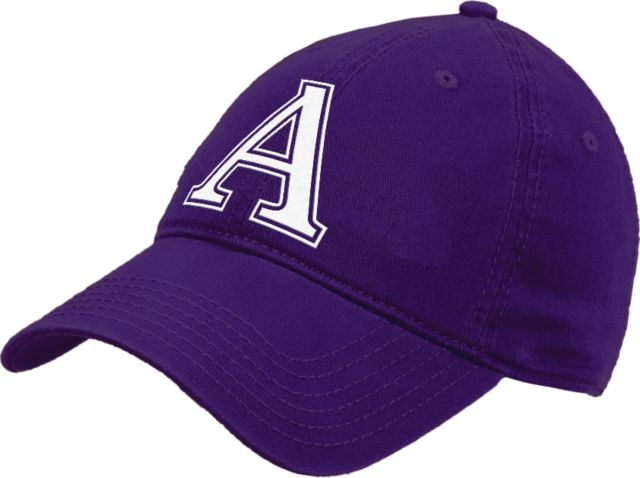 Amherst College Unstructured Adjustable Low Profile Hat EMBROIDERY - ONLINE ONLY