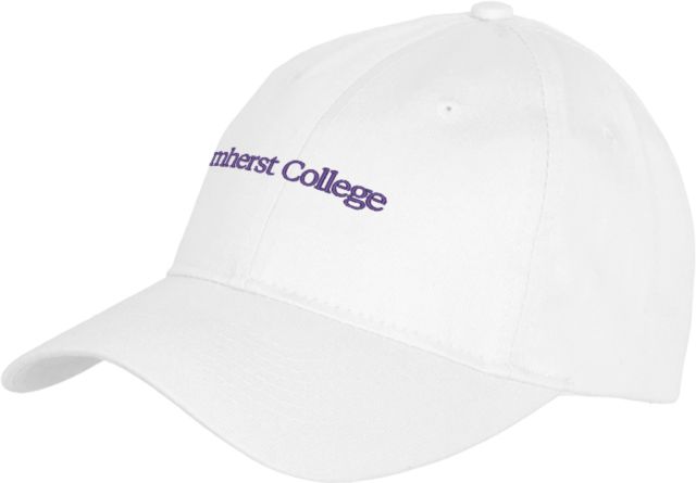 Amherst College Youth Pro Style Hat Amherst College Wordmark Flat - ONLINE ONLY