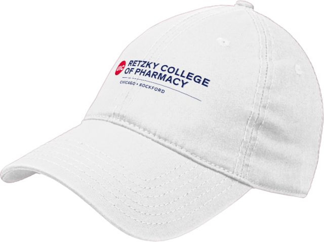 UIC Unstructured Adjustable Low Profile Hat UIC Pharmacy Chicago Rockford - ONLINE ONLY