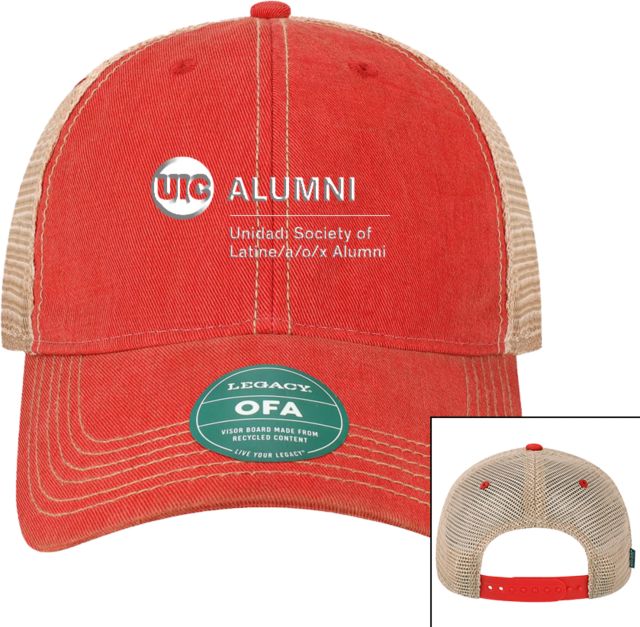 UIC Legacy Old Favorite Trucker Hat Unidad Society of Latine-a-o-x Alumni - UIC - ONLINE ONLY