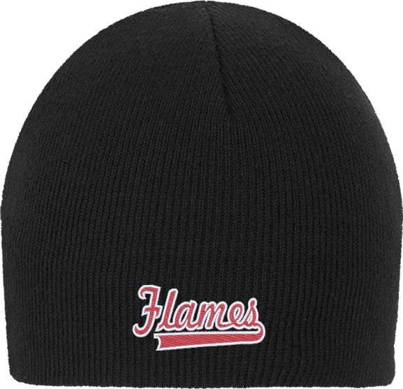 UIC Knit Beanie Flames Script - ONLINE ONLY