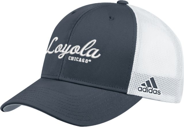 Loyola Chicago Adidas Structured Adjustable Hat Script Mark - ONLINE ONLY
