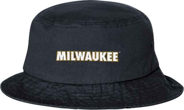 Wisconsin Milwaukee Sportsman Bucket Hat University of Wisconsin Milwaukee Wordmark Flat - ONLINE ONLY