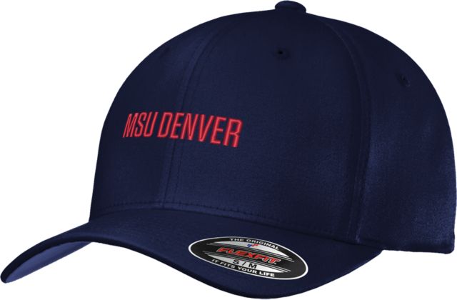 MSU Denver Flexfit Structured Low Profile Hat MSU Denver Flat