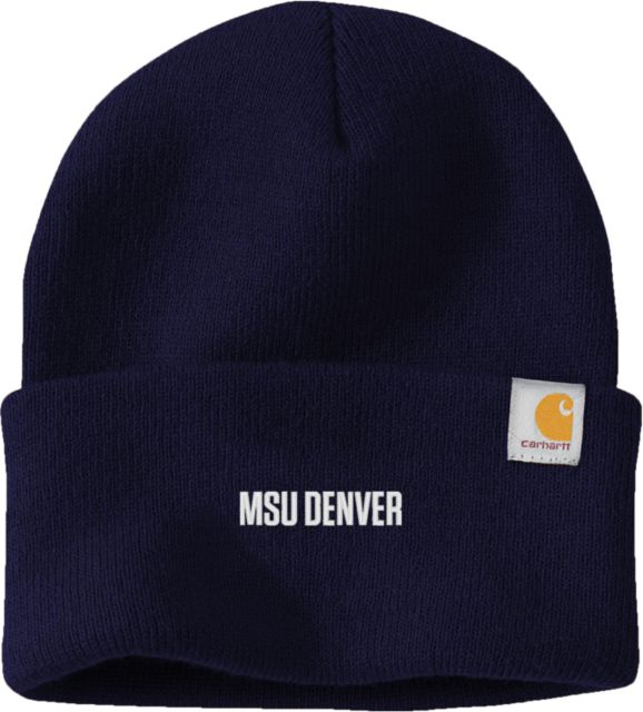 MSU Denver Carhartt Knit Beanie w/Cuff MSU Denver Flat