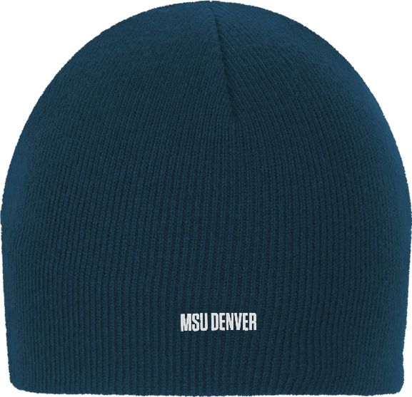MSU Denver Knit Beanie MSU Denver Flat