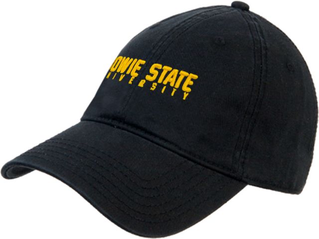 Bowie State Unstructured Adjustable Low Profile Hat Bowie State University Stacked - ONLINE ONLY