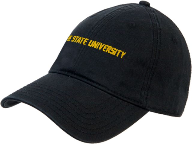 Bowie State Unstructured Adjustable Low Profile Hat Bowie State University Flat - ONLINE ONLY