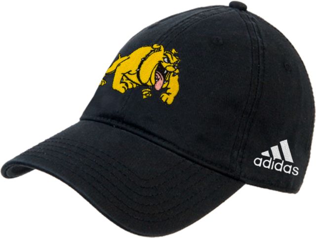 Bowie State Adidas Adjustable Washed Slouch Primary Mark - ONLINE ONLY