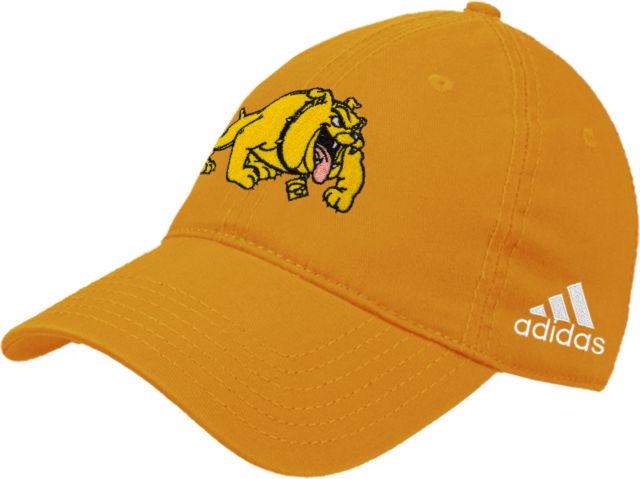 Bowie State Adidas Adjustable Washed Slouch Primary Mark - ONLINE ONLY