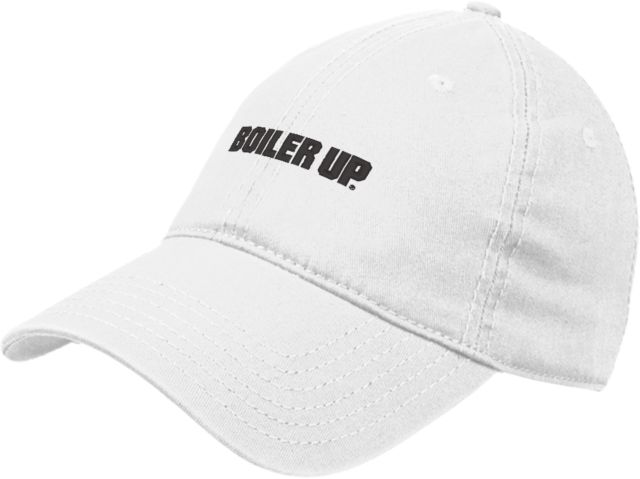 Purdue Unstructured Adjustable Low Profile Hat Boiler Up Athletic Wordmark