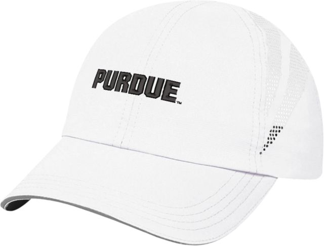 Purdue Ladies Performance Cap Purdue Athletic Wordmark