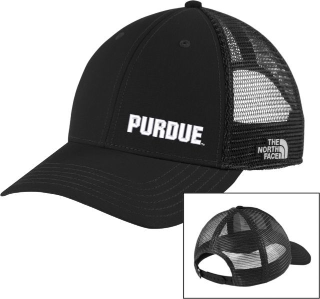 Purdue The North Face Vintage Ultimate Trucker Hat Purdue Athletic Wordmark