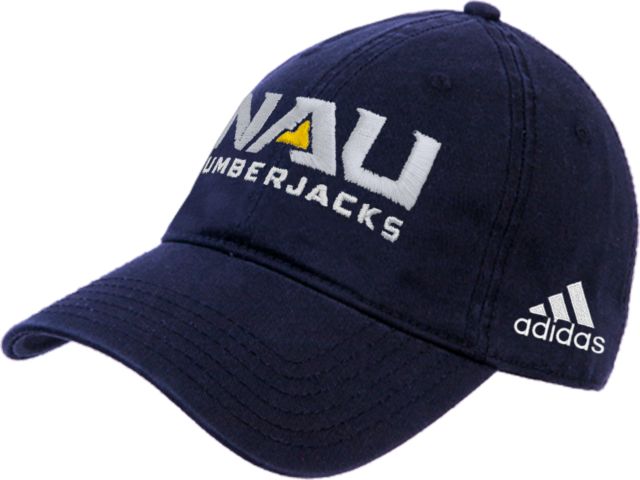 Northern Arizona Adidas Slouch Unstructured Low Profile Hat NAU Lumberjacks Stacked - ONLINE ONLY