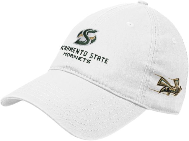 Sacramento State Twill Unstructured Low Profile Hat Stacked Logo - ONLINE ONLY