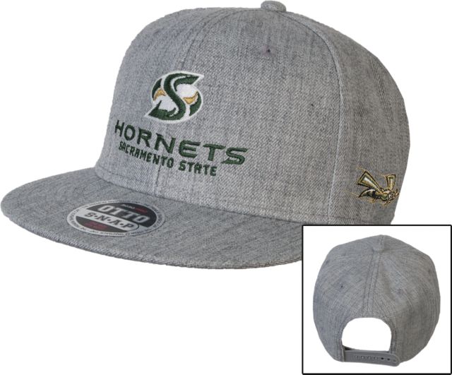 Sacramento State Wool Blend Flat Bill Snapback Hat Official Logo - ONLINE ONLY