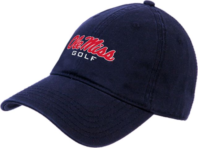 Ole Miss Unstructured Adjustable Low Profile Hat Ole Miss Golf - ONLINE ONLY