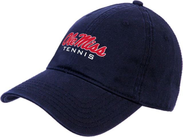 Ole Miss Unstructured Adjustable Low Profile Hat Ole Miss Tennis - ONLINE ONLY
