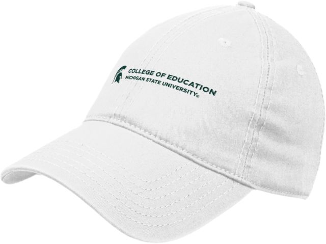 Michigan State Unstructured Adjustable Low Profile Hat MSU College of Education - ONLINE ONLY