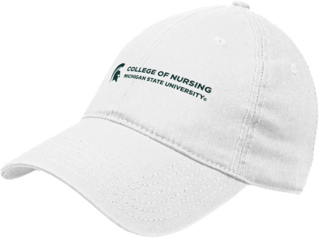 Michigan State Unstructured Adjustable Low Profile Hat MSU College of Nursing - ONLINE ONLY