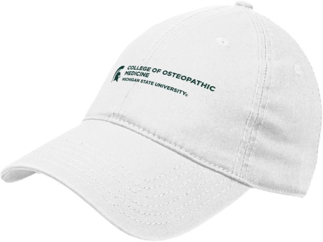 Michigan State Unstructured Adjustable Low Profile Hat MSU College of Osteopathic Medicine - ONLINE ONLY