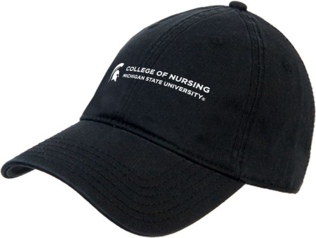 Michigan State Unstructured Adjustable Low Profile Hat MSU College of Nursing - ONLINE ONLY