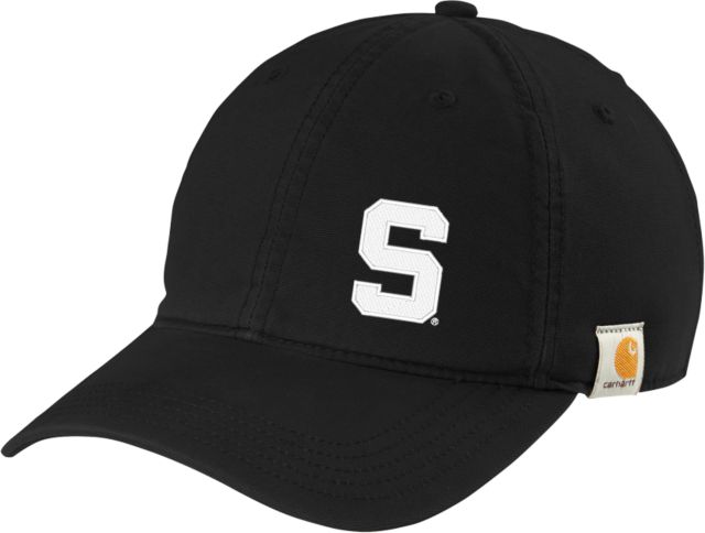 Michigan State Carhartt Cotton Adjustable Canvas Hat Michigan State Block S - ONLINE ONLY