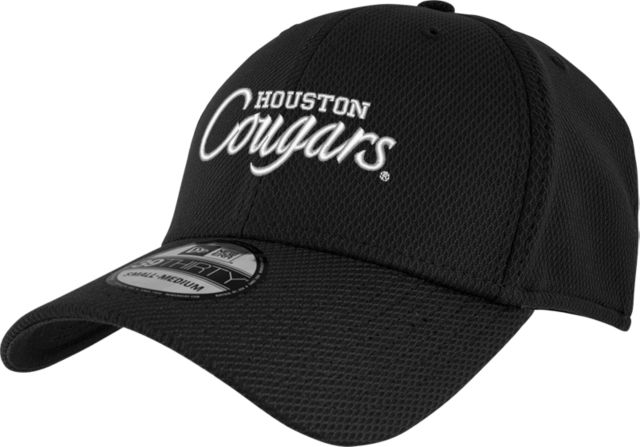 Houston New Era Diamond Era 39Thirty Stretch Fit Hat Houston Cougars Script - ONLINE ONLY