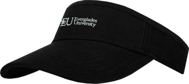 Everglades University® Brushed Bull Denim Visor Everglades University Primary - ONLINE ONLY