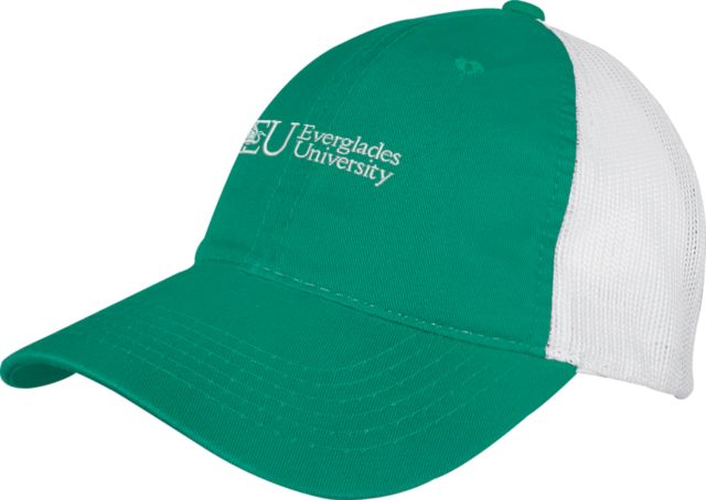 Everglades University® Mesh Back Unstructured Low Profile Hat Everglades University Primary - ONLINE ONLY