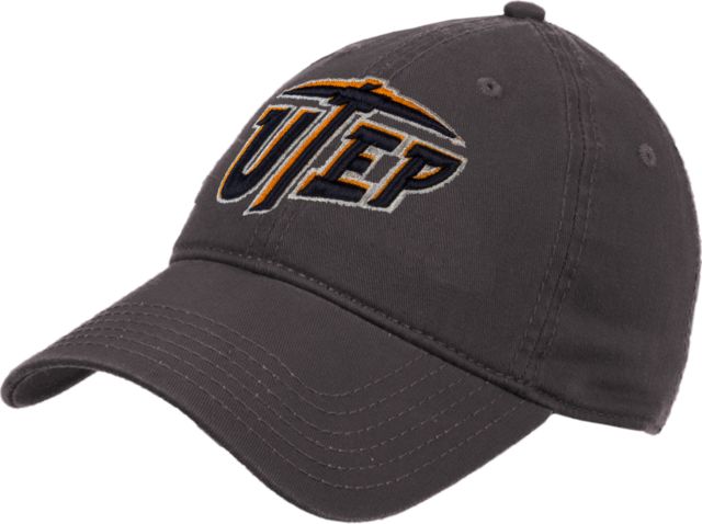 UTEP Charcoal Twill Unstructured Low Profile Hat - ONLINE ONLY