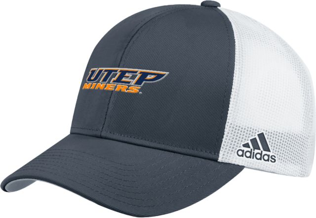 UTEP Adidas Structured Adjustable Mesh Hat UTEP Miners Workmark