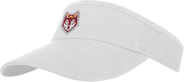 Alvernia Brushed Bull Denim Visor Wolf Head - ONLINE ONLY