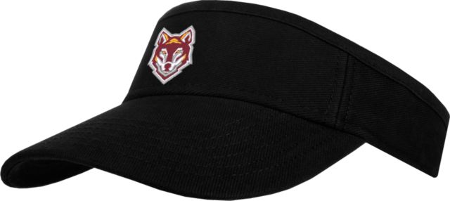 Alvernia Brushed Bull Denim Visor Wolf Head - ONLINE ONLY