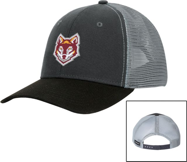 Alvernia DRI DUCK Hudson Charcoal/ Trucker Hat Wolf Head - ONLINE ONLY