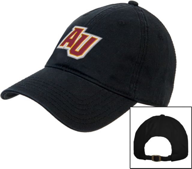 Alvernia Unstructured Adjustable Low Profile Hat AU Lettermark - ONLINE ONLY