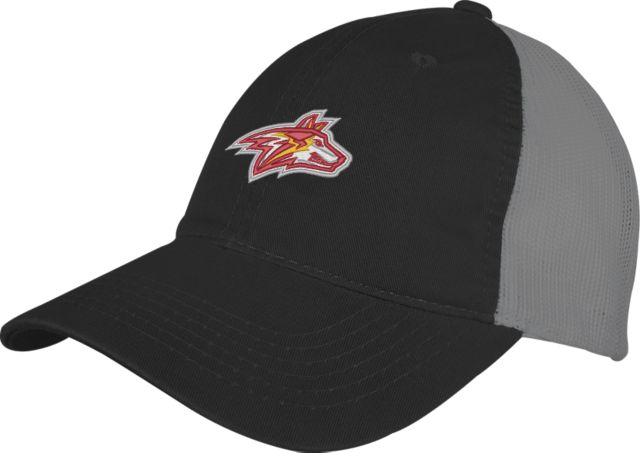 Alvernia Mesh Back Unstructured Low Profile Hat Golden Wolf Head - ONLINE ONLY
