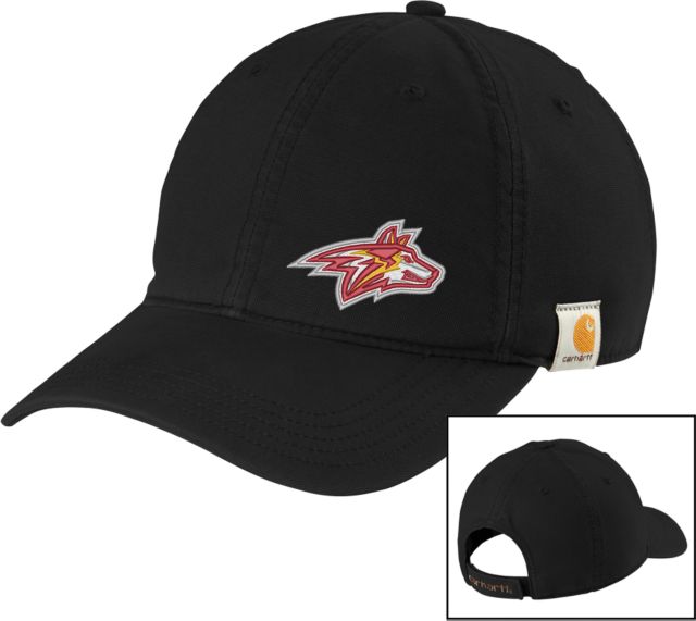 Alvernia Carhartt Cotton Adjustable Canvas Hat Golden Wolf Head - ONLINE ONLY