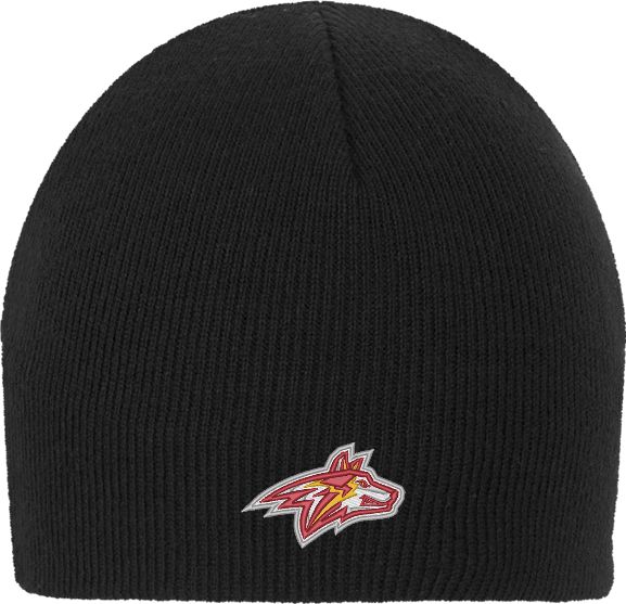 Alvernia Knit Beanie Golden Wolf Head - ONLINE ONLY