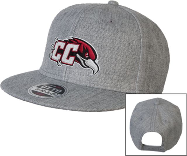 Casper Wool Blend Flat Bill Snapback Hat CC with Thunderbird - ONLINE ONLY