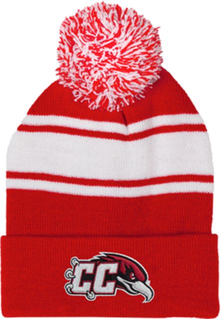 Casper Two Tone Knit Pom Beanie w/Cuff CC with Thunderbird - ONLINE ONLY