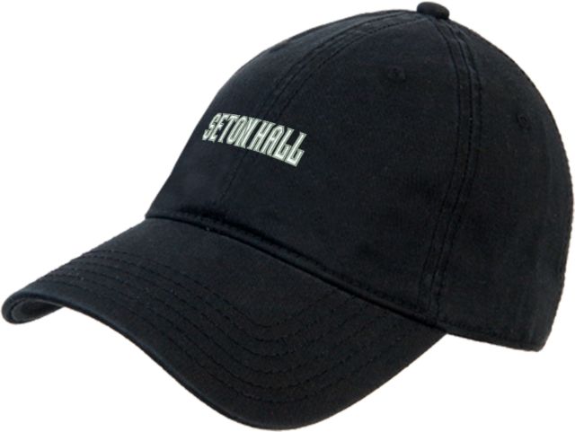 Seton Hall Twill Unstructured Low Profile Hat Seton Hall Wordmark - ONLINE ONLY