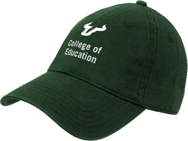 South Florida Unstructured Adjustable Low Profile Hat College of Education - ONLINE ONLY