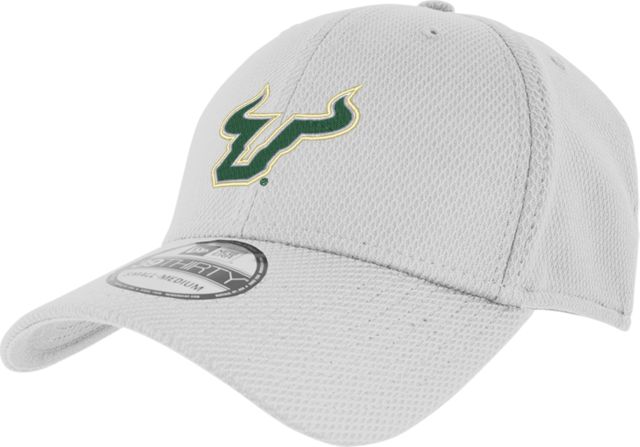 South Florida New Era Diamond Era 39Thirty Stretch Fit Hat Bull Head - ONLINE ONLY