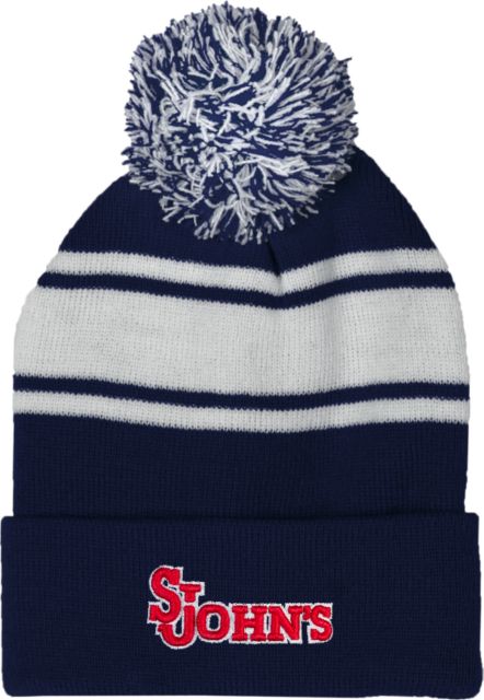 St. Johns Two Tone Knit Pom Beanie w/Cuff St Johns - ONLINE ONLY