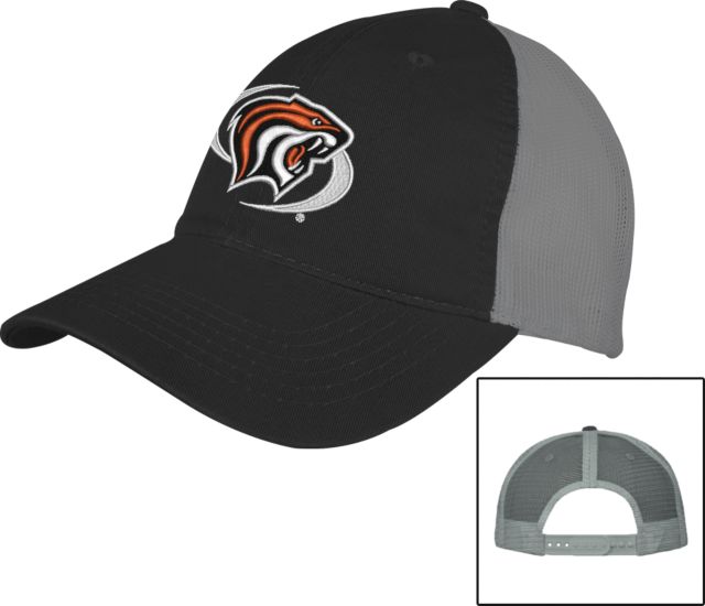 Pacific Tigers Mesh Back Unstructured Low Profile Hat Pacific Powercat Primary Mark - ONLINE ONLY