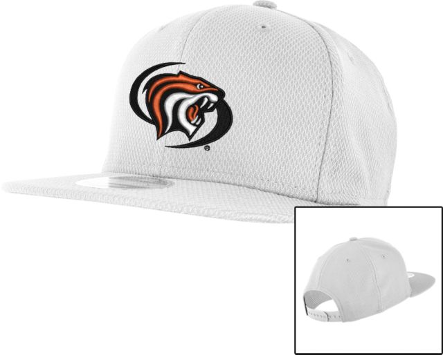 Pacific Tigers New Era Diamond Era 9Fifty Snapback Hat Pacific Powercat Primary Mark - ONLINE ONLY