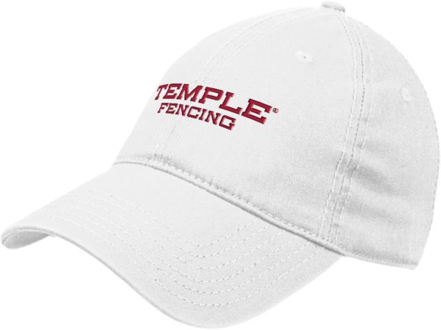Temple Unstructured Adjustable Low Profile Hat Fencing - Temple University - ONLINE ONLY