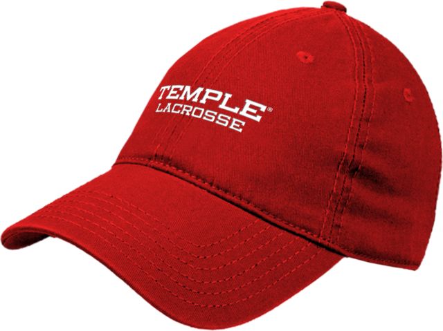 Temple Unstructured Adjustable Low Profile Hat Lacrosse - Temple University - ONLINE ONLY