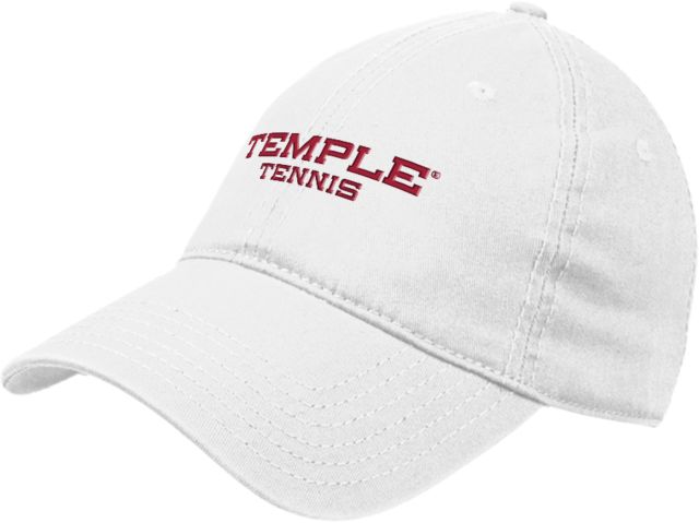 Temple Unstructured Adjustable Low Profile Hat Tennis - Temple University - ONLINE ONLY